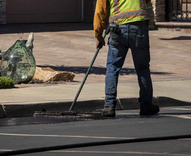 Sealant Being Applied