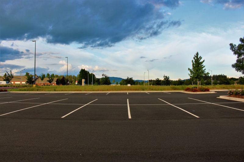 Commercial Parking Lot Sealing detail